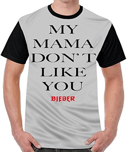 Encounteryou Justin Bieber Tshirt Printed Custom T-Shirts Tops Logo Fashion Man Tee Gray