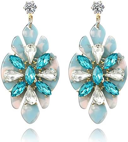 の灰のための骨壷 ゴージャスなアクリルジェムストーンフラワーブラブライヤリングチャーミングコスチュームジュエリーアクセサリーガールズギフト用女性 カラー 名 カラフル ペットの灰 Color Blue Ospacp Org Ar