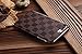 HeiL iPhone 7Plus 8Plus TPU (US Deliver Guarantee Fulfilled by Amazon) New Elegant Luxury PU Leather Checker Pattern Classic Style Cover Case For Apple iPhone7PLUS iPhone8PLUS (Brown)