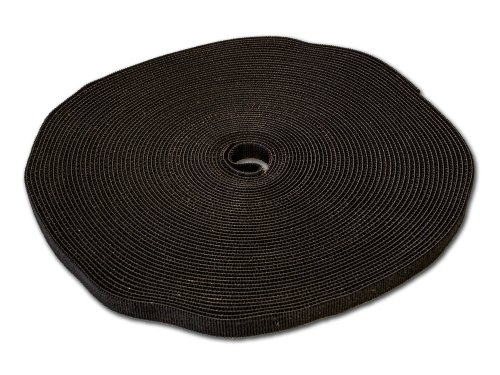 Navepoint 1/2-Inch 50 Feet Bulk Premium Quality Hook And Loop Velcro Cable Tie Roll Black