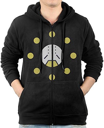 ADKKSI Casual Mens Zenyatta Spray Overwatch Full-Zip Sweatshirt Hoodie Jacket X-Large