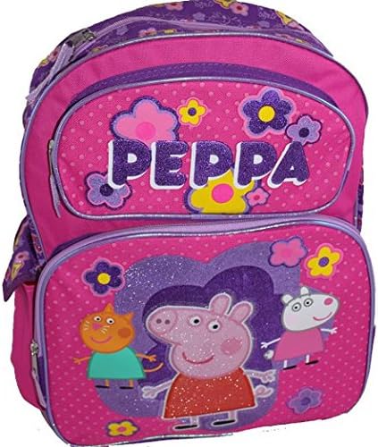 Peppa the Pig Backpack 16" Tote Travel Bag with George