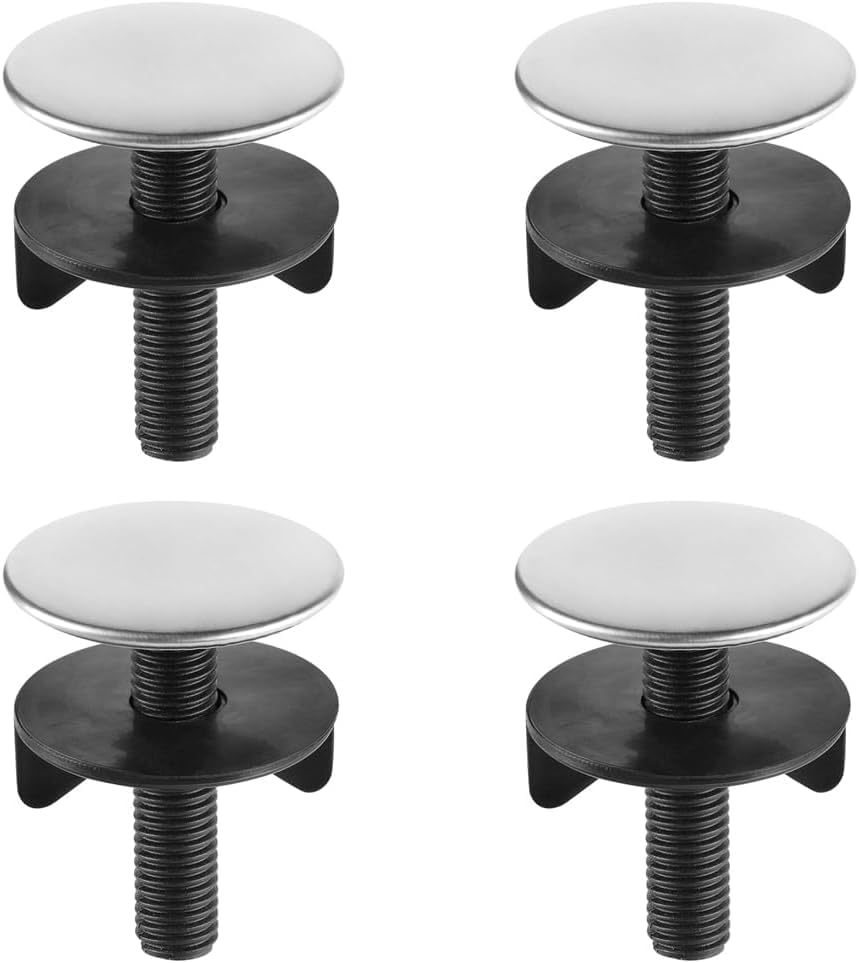 Photo 1 of ?4 Pack Bestgle 1.7 Inch Kitchen Sink Hole Covers, Faucet Hole Cover Stainless Steel Wash Basin Kitchen Sink Tap Hole Plate Stopper, Sealed Decoration Hole Cover (Silver) ?