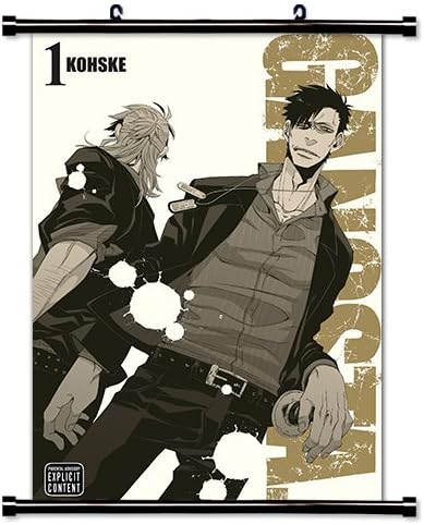 Gangsta Anime Manga Fabric Wall Scroll Poster (32" x 46") Inches [ACT] Gangsta- 5 (L)