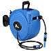 Palm Springs 65ft Wall Mounted Garden Hose Reel - Full Swivel and Quick Auto Retract primary