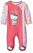 Hello Kitty Baby Girls' Coveral, Dark Pink, 3-6 Months
