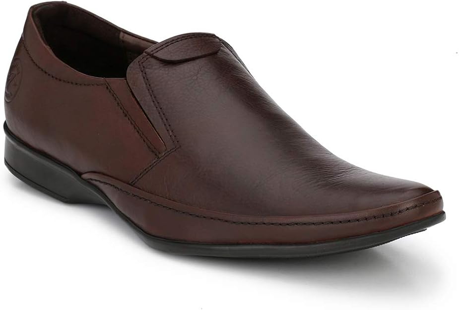 BANISH Men�s Brown Leather Office Slip On