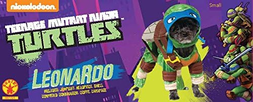 Rubies Official Pet Dog Costume, Leonardo, Medium, Teenage Mutant Ninja Turtles, White - Image 4