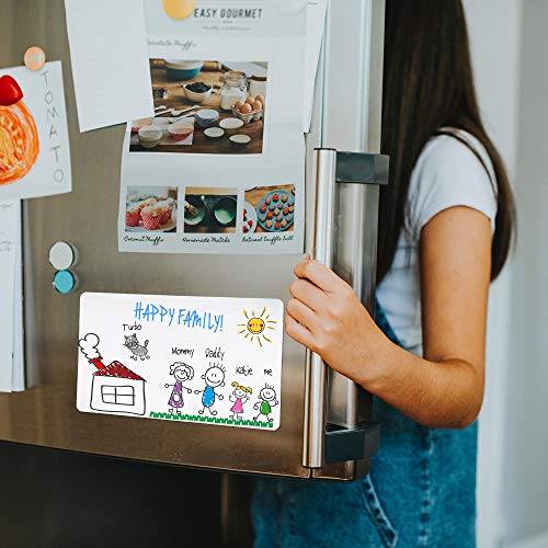 2 Magnetic+Erase+Whiteboard+Kitchen+Fridge