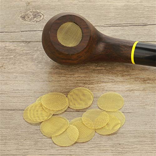 200 Pieces 100% Brass Pipe Screens, Brass Pipe Screen Filters 3/4 Inch with Metal Box (Brass) - Thumbnail 3