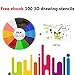 3D Pen Filament Refills Pla 1.75mm of 12 Colors 20 Feet Total 240 Linear Feet with 50 Stencils EBook for MYNT3D, DigiHero, Canbor, Tecboss, Soyan, TIPEYE, DigiHero, Hongdak, Dikale 3D Printing Pen