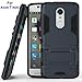 Axon 7 mini Case, ZTE Axon 7 mini Case, MicroP(TM) Dual Layer Armor Hard Slim Hybrid Kickstand Phone Cover Case for ZTE Axon 7 mini (Axon 7 mini Navy blue Kickstand Case)