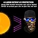 JOEYOUNG 3D Face Sun Mask, Neck Gaiter, Headwear, Magic Scarf, Balaclava, Bandana, Face Mask, Hunting, Running, Motorcycle