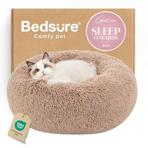 Bedsure Calming Donut Cat Bed