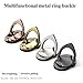 ❤️Finger Ring Stand, IPAKY 360° Shield Rotation Cell Phone Ring Stand Holder Grip Kickstand for Universal Smartphone iPhone iPhone XR, iPhone Xs, iPhone Xs MAX, iPhone X, iPhone 8/8 Plus-Luxury Gold