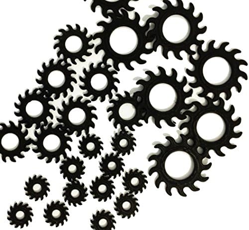 Bandaru Organics Black Spur Wheel Silicone O-Rings (Pack of 10)