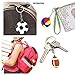 36-Pack Sports Ball Keychains for Boys, Key Ring Holder for Party Favor Supplies Summer Camp Prizes School Carnivals Rewards Business Promotional Items Party Gifts Bags Filler, 6 Poplar Styles