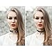 Caydo 12 Pieces Black Choker Necklace Lace Choker Tattoo Necklace for Women and Girls