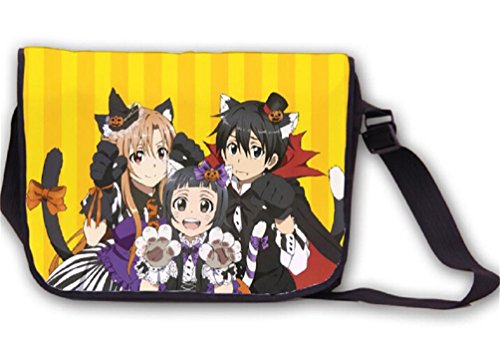 Siawasey Sword Art Online Anime Kirigaya Kirito Messenger Bag Backpack Shoulder Bag - Image 96