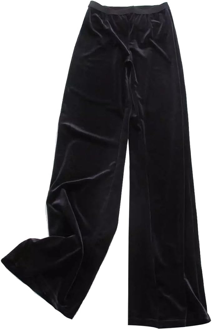 high waisted velvet trousers