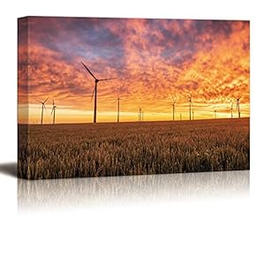 Canvas Prints Home Decoration Fan Canvas Wall Art for Living Room, Bedroom - 12x18 inches