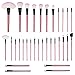 DRQ Professional Makeup Brush Set| Makeup Brushes-32pc Studio Pro Make Up Cosmetic Brush Set Kit w/Leather Case - For Eye Shadow, Blush, Concealer