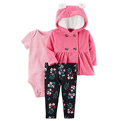 Carter s baby girls  3 piece floral print little jacket…