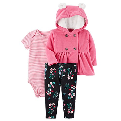 Carter's Baby Girls' 3 Piece Floral Print Little Jacket Set 12 Months