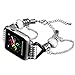 NaHai Band Compatible Apple Watch 38mm 42mm, Leather Replacement Wristband Adjustable Lobster Clasp Bracelet for Apple Watch Series 3, Series 2, Series 1, Sport, Edition