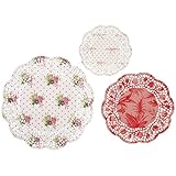 Talking Tables Frills & Frosting Décor Paper Doilies for a Tea Party, Birthday or Baking, Multicolor (24 Pack)