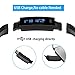 Coch Fitness Tracker, IP67 Waterproof Activity Tracker Watch,Sleep Monitor,Smart Fitness Band,Bluetooth Step Counter Kids Women Men（Orange