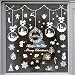 235 Piece Christmas Window Snowflake Cling Decals Stickers Decorations For Holiday Celebration Merry Christmas Winter Wonderland Party Decorations Supplies primary