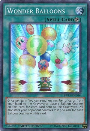 Yu-Gi-Oh! - Wonder Balloons (DUEA-ENDE6) - Duelist Alliance Deluxe Promos - Limited Edition - Super Rare