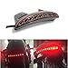 Motorcycle LED Rear Brake License Plate Tail Light Stop Running Lamp for Harley Davidson Cruiser(Smoke Lens)