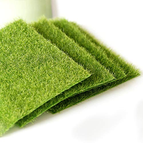 image for Binory Mini Artificial Moss Lawn for 1/12 Dollhouse Furniture,Fashion 