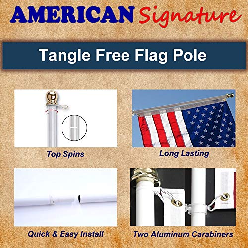 2 Flag+Pole+Carabiners+Residential+Commercial