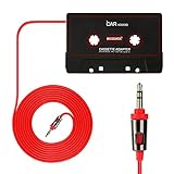 Universal Car Audio Cassette Adapter for Smartphones, 3.5mm AUX Music Cassette Tape Adapter MP3 Player Converter for iPhone, iPod, iPad, Android Phones, MP3 Players