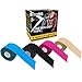 SOON GO Kinesiology Tape Pro 1/2/5 Rolls, 2 Inch High Elasticity Sports Tape Therapeutic Pain Relief–Physio Tape for Muscle Recovery & Joint Support, Waterproof & Hypoallergenic & Breathable–Black