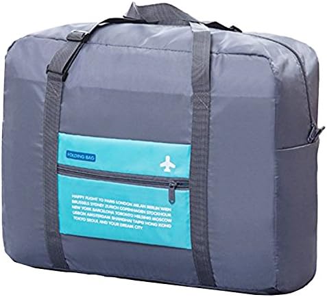 WitHome Duffel Bag, Travel Lightweight Gym Bag Men Women Portable Waterproof Foldable Bag Large Capacity Storage Luggage Bag (BLUE)