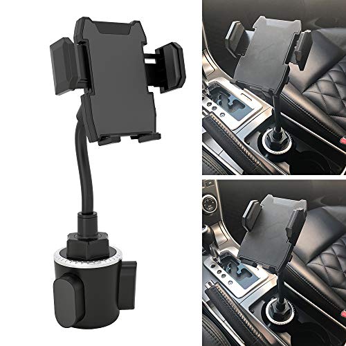 Car Cup Holder Phone Mount, Universal Adjustable Gooseneck Cup Holder Cradle Car Mount for Cell Phone iPhone 11/ X/Xs/XR/Xs Max/8/8Plus/7/6s/SE,Galaxy S10/S9/S8/S7/Note 8 9,LG, Nexus, Sony, Nokia - Thumbnail 7