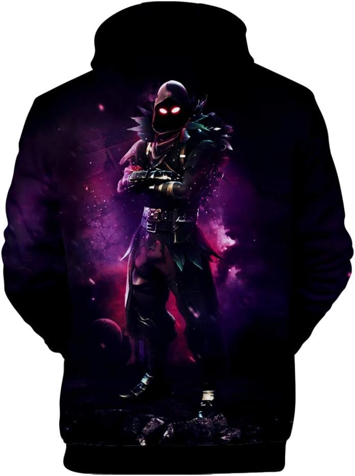 3D Printing Novelty Unisex Hoodie with Pockets