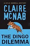 Front cover for the book The Dingo Dilemma by Claire McNab