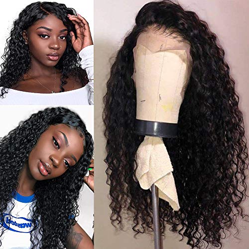 Glueless-Water-Wave-lace-Front-Wigs-with-Baby-Hair-Pre-Plucked-100-Unprocessed-Brazilian-Water-Wave-Lace-Front-Wigs-Human-Hair-150-Density-Full-End-Curly-Lace-Wigs-Natural-Color-for-Black-Women