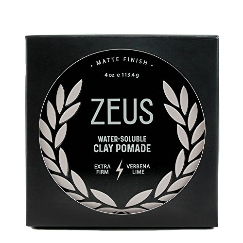 ZEUS Clay Pomade, Firm Hold, 4 Ounce
