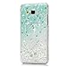 Galaxy Grand Prime Case,Samsung Galaxy G530 Case - Mavis's Diary 3D Handmade Bling Crystal Shiny Rhinestone Diaonds Special Hollow Floral Gradient Pattern Clear Case Hard PC Cover