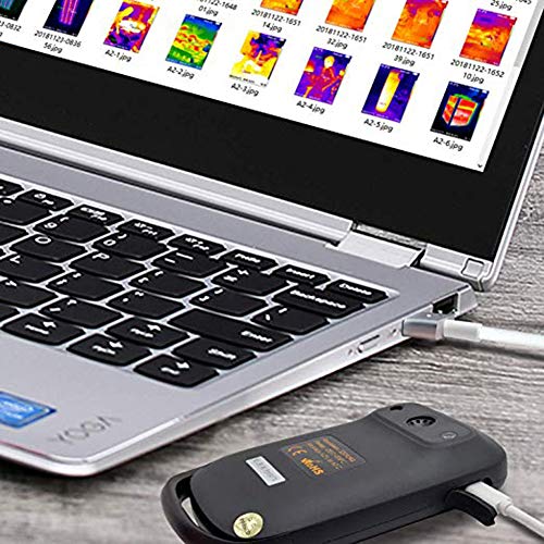 DJG 320 X 240 IR Resolution Thermal Camera, Pocket-Sized Infrared Camera with 76800 Pixels Real-Time Thermal Image, Temperature Measurement Range -4°F to 572°F,Mini IR Thermal Imager