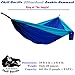 FLASH SALE! Chill Gorilla Pro Double Camping Hammock With Tree Straps. Blue. 4.7 Sq Ft Bigger Than Eno. Lightweight Weather Resistant RipStop Nylon. Perfect for Travel Hiking. Supports 661 lbs.