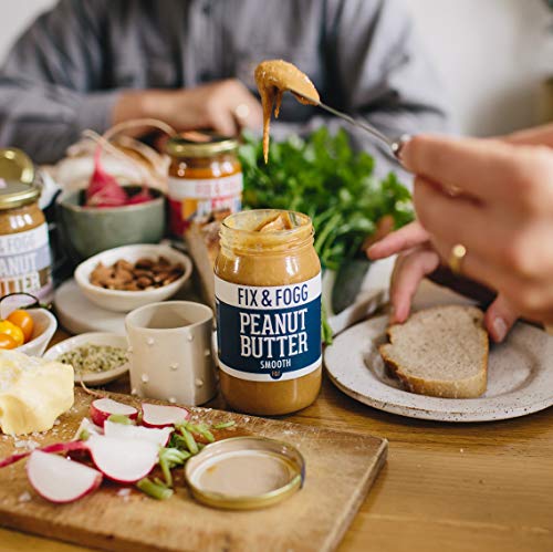 Gourmet Smooth Peanut Butter. Handmade in New Zealand. All Natural and Non-GMO from Fix & Fogg. Naturally Textured, our take on Creamy PB. Vegan, Keto Friendly, in Beautiful Gift Packaging (13.2 oz) - Thumbnail 6