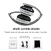 Mokata Headphones Kids Bluetooth 5.4 Wireless Play Time 68H Safe Volume Limit 85/94dB Over-Ear Foldable Headset,Fast Charging,with Aux Cord Built-in Mic for Toddler Child Pad Study Tablet Black