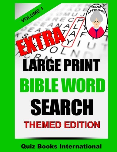 Extra Large Print Bible Word Search Volume 1: Themed Edition
